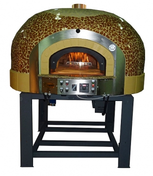 Gas Pizzaofen GR85K-B0, Kuppel mit Mosaiksteinen, 75 Pizzen á Ø 30 cm pro Stunde. Gewicht 1.250 kg