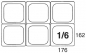 Preview: Contacto GN Containers, 1/6 GN, polycarbonate