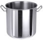 Preview: Cooking pot, mirror polished, with grip handles, 8mm sandwich ba
