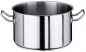 Preview: Meat Pot, satin polished, with cool grip handles, 7mm sandwich b