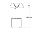 Preview: Central Hood, Trapezoidal shape, with lighting, Series 1300, 2000mm length