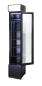 Preview: GLASS DOOR REFRIGERATOR NARROW BLACK