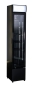 Preview: GLASS DOOR REFRIGERATOR NARROW BLACK