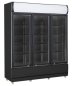 Preview: REFRIGERATOR 3 GLASS DOORS BLACK FCU-1200 BL