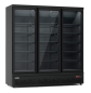 Preview: FREEZER 3 GLASS DOORS BLACK JDE-1530F BL