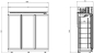 Preview: REFRIGERATOR 3 GLASS DOORS INS-1530R