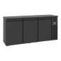 Preview: BAR COOLER BLACK WITH 3 DOORS