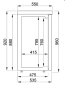 Preview: BAR COOLER BLACK WITH 4 DOORS