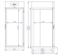 Preview: ROLL-IN REFRIGERATOR SS MONO BLOCK 700 LITER