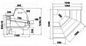 Preview: Refrigerated counter ALBERTA 2/NZW-mod/A, 1260x1165x1230+/-10mm