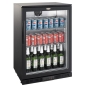 Preview: BACKBAR COOLER BLACK 1 DOOR