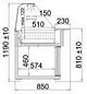 Preview: Heated Display JURA 1.7 Z GRZ, 1700x850x1190+/-10mm