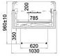 Preview: Chest freezer MURES 2.5 mod/C, 2500x1030x960+/-10mm