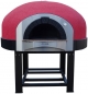 Preview: Wood pizza oven D160K, dome with silicone coating, 195 pizzas á Ø 30 cm per hour, fixed & unheated baking surface, weight 2.300 kg