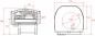 Preview: Wood pizza oven DR120, brick style, 135 pizzas á Ø 30 cm per hour, rotating and unheated baking surface, weight 1,950 kg