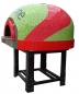Preview: Wooden pizza oven D120K, dome with mosaic stones, 105 pizzas á Ø 30 cm per hour, weight 1,500 kg
