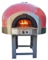 Preview: Gas pizza oven G120K-BF, dome with mosaic stones, 105 pizzas á Ø 30 cm per hour, fixed & heated baking surface, weight 1,400 kg