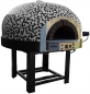 Preview: Gas pizza oven G140K-B0, dome with mosaic stones, 150 pizzas á Ø 30 cm per hour, fixed & unheated baking surface, weight 1,800 kg
