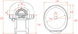 Preview: Gas pizza oven G160K-B0, dome with silicone coating, 195 pizzas á Ø 30 cm per hour, fixed & unheated baking surface, weight 2.150 kg