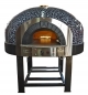 Preview: Gas pizza oven G140K-B0, dome with mosaic stones, 150 pizzas á Ø 30 cm per hour, fixed & unheated baking surface, weight 1,800 kg