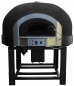 Preview: Gas pizza oven GR85K-B0, dome with silicone coating, 75 pizzas á Ø 30 cm per hour, rotatable and separately heated baking surface, weight 1,250 kg