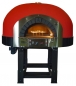 Preview: Gas pizza oven G140K-BF, dome with silicone coating, 150 pizzas á Ø 30 cm per hour, fixed & heated baking surface, weight 1,800 kg