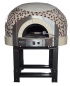 Preview: Gas pizza oven G120K-BF, dome with mosaic stones, 105 pizzas á Ø 30 cm per hour, fixed & heated baking surface, weight 1,400 kg