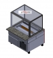 Preview: Gastroline | Bistroline refrigerated display case with forced air cooling 1260x910x902