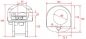 Preview: Hybrid pizza oven MIX85RK with wood and gas, dome with mosaic stones, 75 pizzas á Ø 30 cm per hour, rotating and unheated baking surface, weight 950 kg