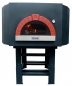 Preview: Wooden pizza oven D140S, metal dome, 150 pizzas á Ø 30 cm per hour, fixed & unheated baking surface, weight 1.700 kg