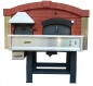 Preview: Wood pizza oven DR120, brick style, 135 pizzas á Ø 30 cm per hour, rotating and unheated baking surface, weight 1,950 kg