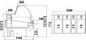 Preview: Refrigerated counter ALBERTA 2/1.4W-mod/C, 1290x1165x1230+/-10mm