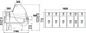 Preview: Refrigerated counter ALBERTA 2/2.5W-mod/A, 2460x1165x1230+/-10mm