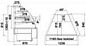 Preview: Showcase cake Mexico NZ90 N TREND, module with outside compresso