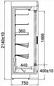 Preview: Open Merchandisers COLORADO 2.5-mod/C, 2460x750x2140+/-10mm