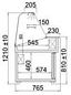 Preview: Refrigerated counter FLORIDA 1.0ZS, length From 990 to 1700mm