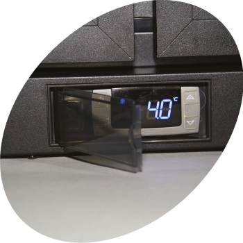 Ventilated bottle cooler, "Back Bar", 2 swingdoors