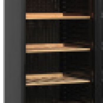 Ventilated wine cellar, 380 liters, BLACK