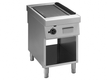 Modular Gas Griddle plate, grooved, 6,9 kW, 500x1100x850mm