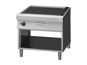 Modular Gas Griddle plate, smooth, 13,8 kW, 900x1100x850mm