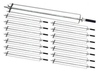 Electric-Chicken grill, 90 Chicken, 38,4 kW, 1098 x 660 x 1920mm
