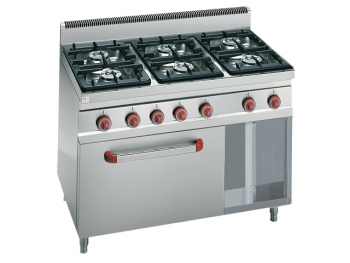 Gas Stove, with gas oven, 19,8 kW, 900x600x900mm