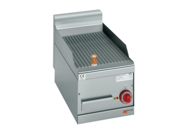 Gas griddle plate, grooved, 8 kW, 600x600x290mm