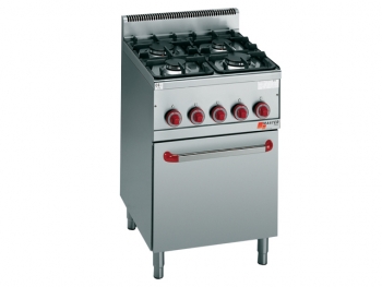 Gas stove, with gas oven, 13,2 kW, 800x700x900mm