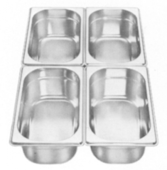 Gastronormcontainer Eco, GN 1/4- 150, 265x162x150mm