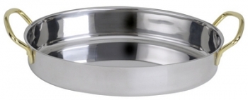 Contacto Oval Gratin Dish, stainless steel, mirror polished