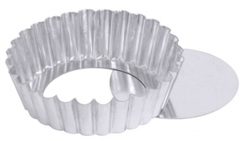 Contacto Tartlet Mould, fluted tin