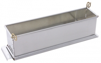 Contacto Rectangular Pâté Mould, plain tin