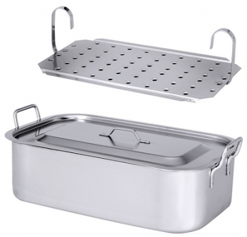 Contacto Roasting Pan, satin polished finish
