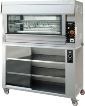 Gas-Chicken grill Isola 84P, 15 Kw, 1450x750x850mm